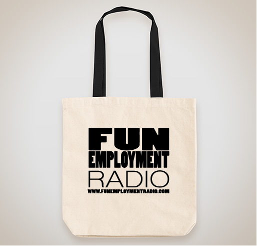 funemployment radio tote bag funemployment radio tote bag