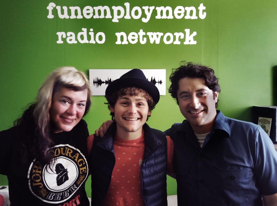 Sarah X Dylan, Drew Lynch, Greg Nibler drew lynch, america's got talent, portland, oregon, funemployment radio, helium comedy club, podcast